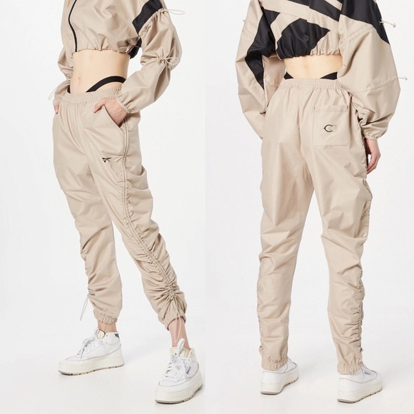 Reebok x Cardi B. Modern Beige Straight-Leg Pants, Plus Size 2X New w/Tag $75 - Picture 3 of 16